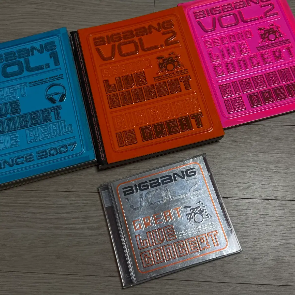 빅뱅 2007,2008 콘서트DVD+라이브CD+포토북 일괄 | 브랜드 중고거래